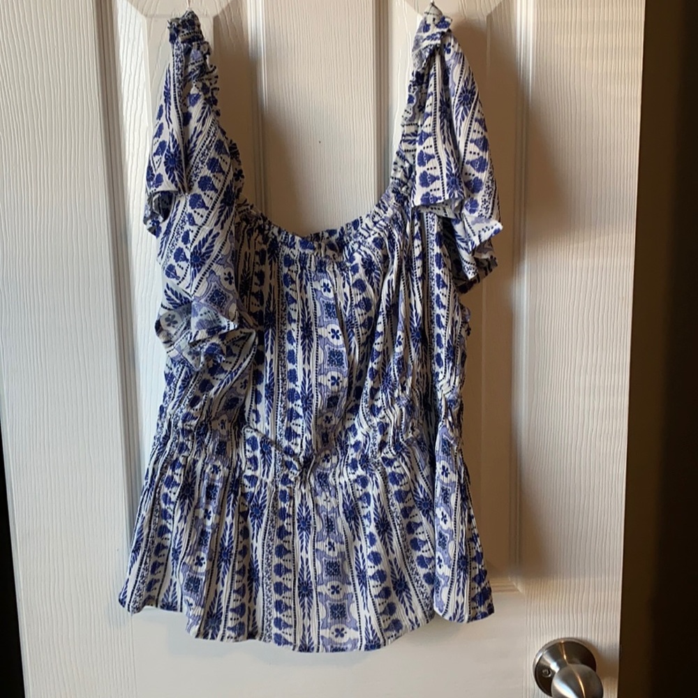 Off the shoulder crop top